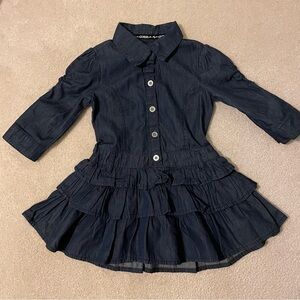 GUESS denim dress- girls size 4 EUC